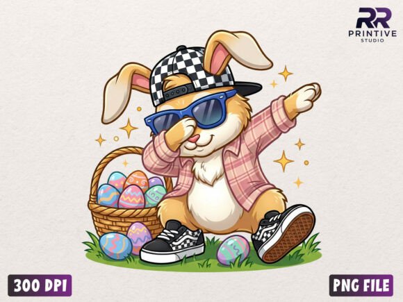 Download Dabbing Easter Bunny PNG - Easter bunny png Collection