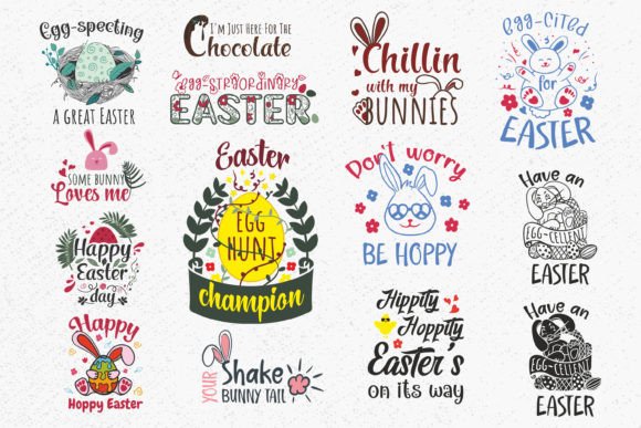 Download Easter Day Quotes Bundle SVG - Easter day Collection