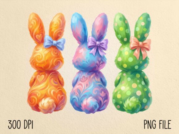 Download Hand Painted Easter Bunny PNG - Easter bunny png Collection