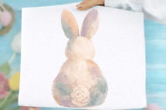 Download Pastel Floral Easter Bunny Png - Easter bunny png Collection