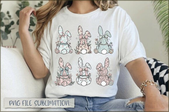 Download Boho Easter Bunny PNG, Floral Easter PNG - Easter bunny png Collection