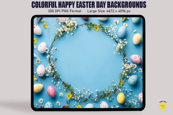 Download Colorful Happy Easter Day Background - Easter day Collection