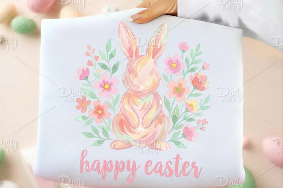 Download Boho Pastel Easter Bunny PNG - Easter bunny png Collection