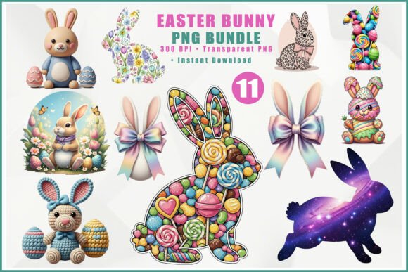 Download Easter Bunny PNG Bundle - Easter bunny png Collection