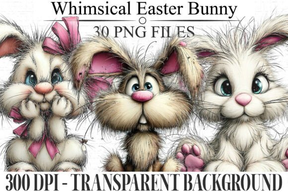 Download Whimsical Easter Bunny PNG Bundle - Easter bunny png Collection